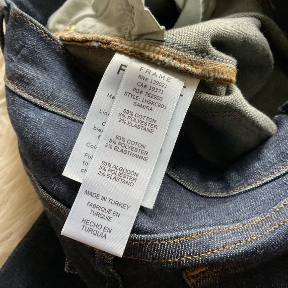 FRAME Le High Skinny Cropped Jeans in Samira - Picture 4 of 5